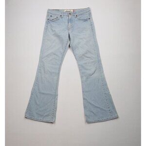 Vintage Y2K 2005 Levis 519 Womens 9 Distressed Babydoll Low Rise Flared Jeans